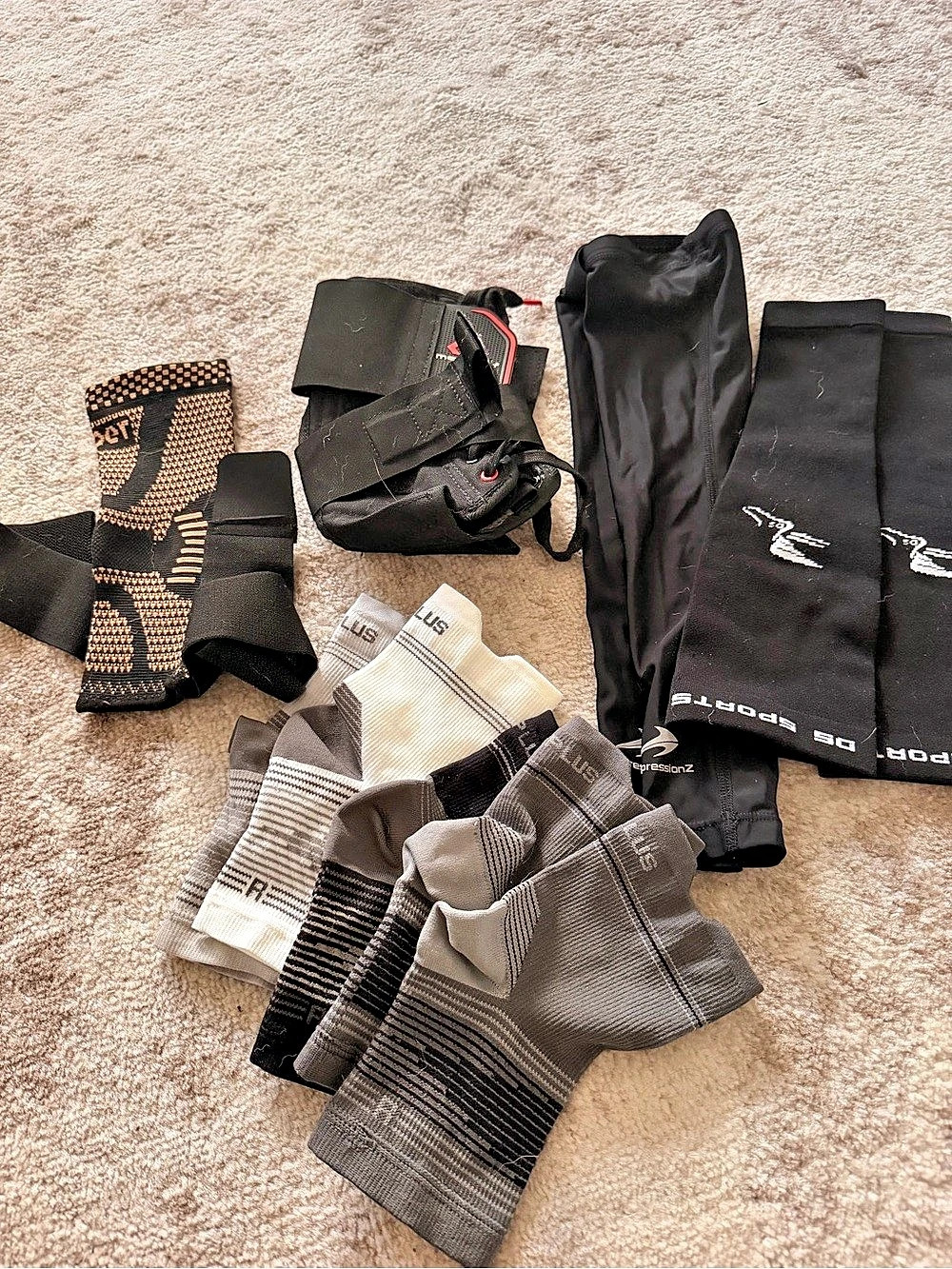 Ankle and knee support bundle